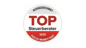Siegel "Top Steuerberater" von Focus-Money-Test 2025