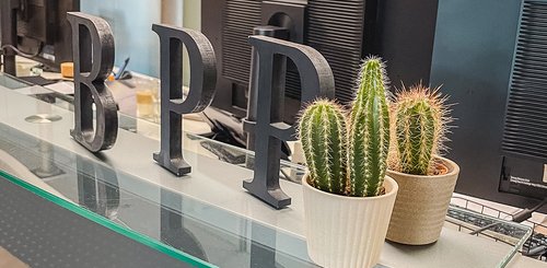 Empfang des Büros in Bielefeld